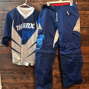 Thor Blue and Gray Racing Set